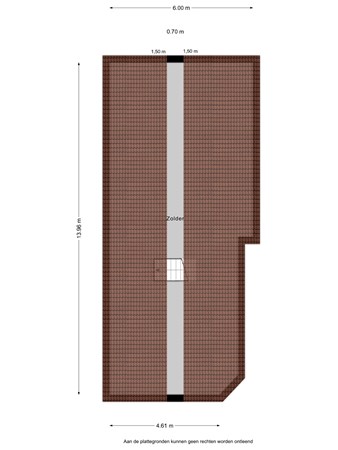 Floorplan - Vogelstraat 29, 4845 PA Wagenberg